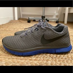 Mens Nike Free Haven 3.0 Shield athletic grey blue
